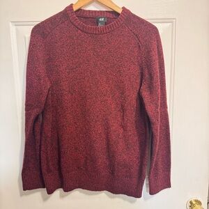 H&M Classic Knit Crewneck Sweater Mens Size L Casual Preppy